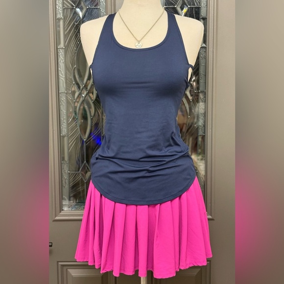 KIAVA Navy Suspension Tank Top - Picture 2 of 8